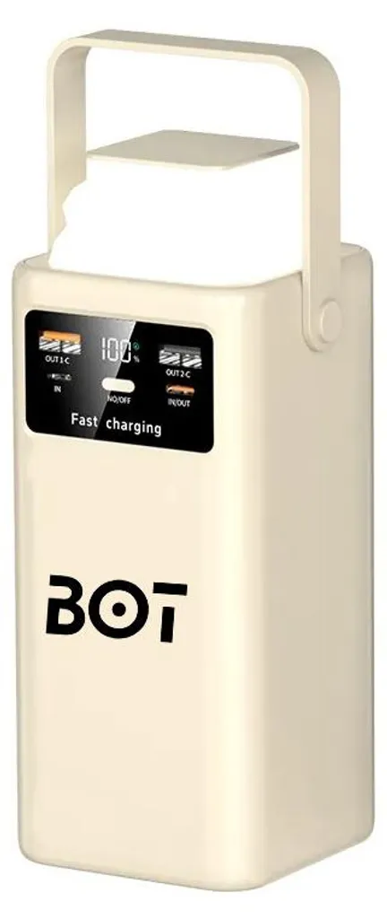Powerbank 50000 mAh BOT HP2 Charge Rapide 22,5W et Grande Capacité