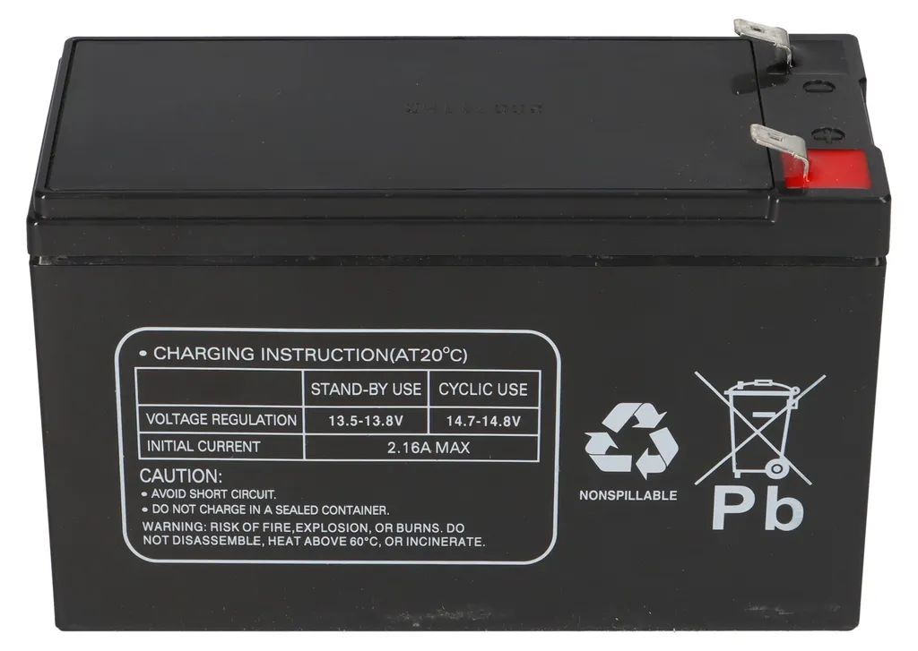 Batterie 12V 7,2Ah Haute Performance compatible GEL pour Jouets - 6