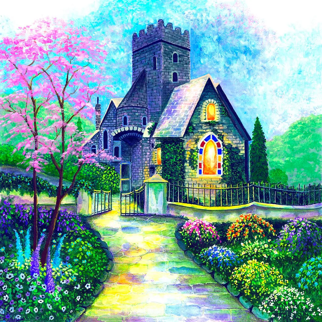 Puzzle de 500 Pièces Église Irlandaise - Grandes Pièces Format XXL