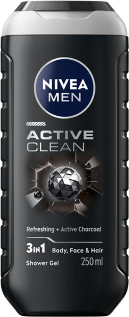 NIVEA MEN - Duschgel - Active Clean - 250 ml - 1 Stück