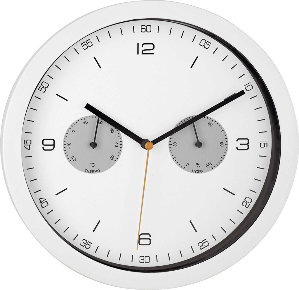 Mebus 52826 orologio da parete radiocomandato bianco Immagine del prodotto 
