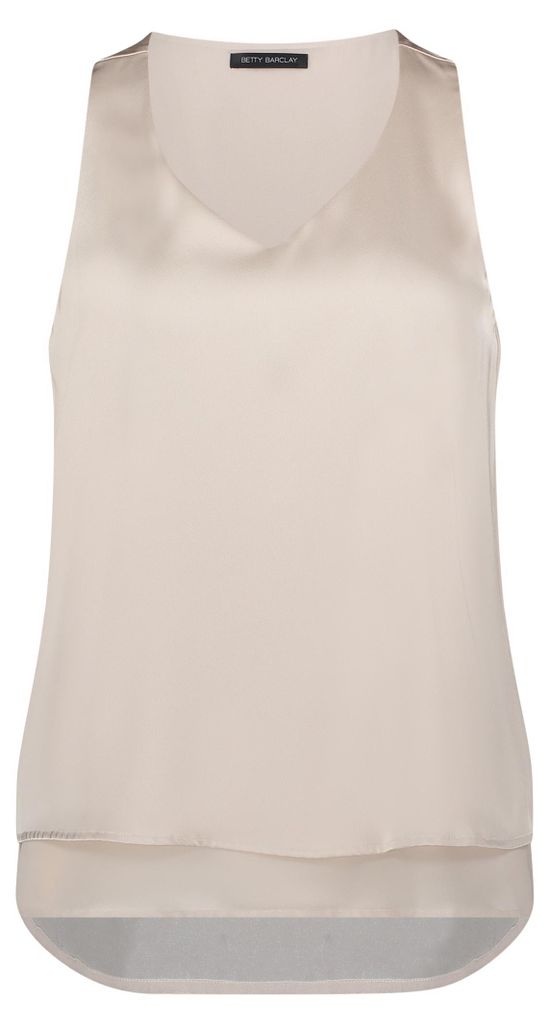 Betty Barclay Bluse Lang ohne Arm Light Beige 46