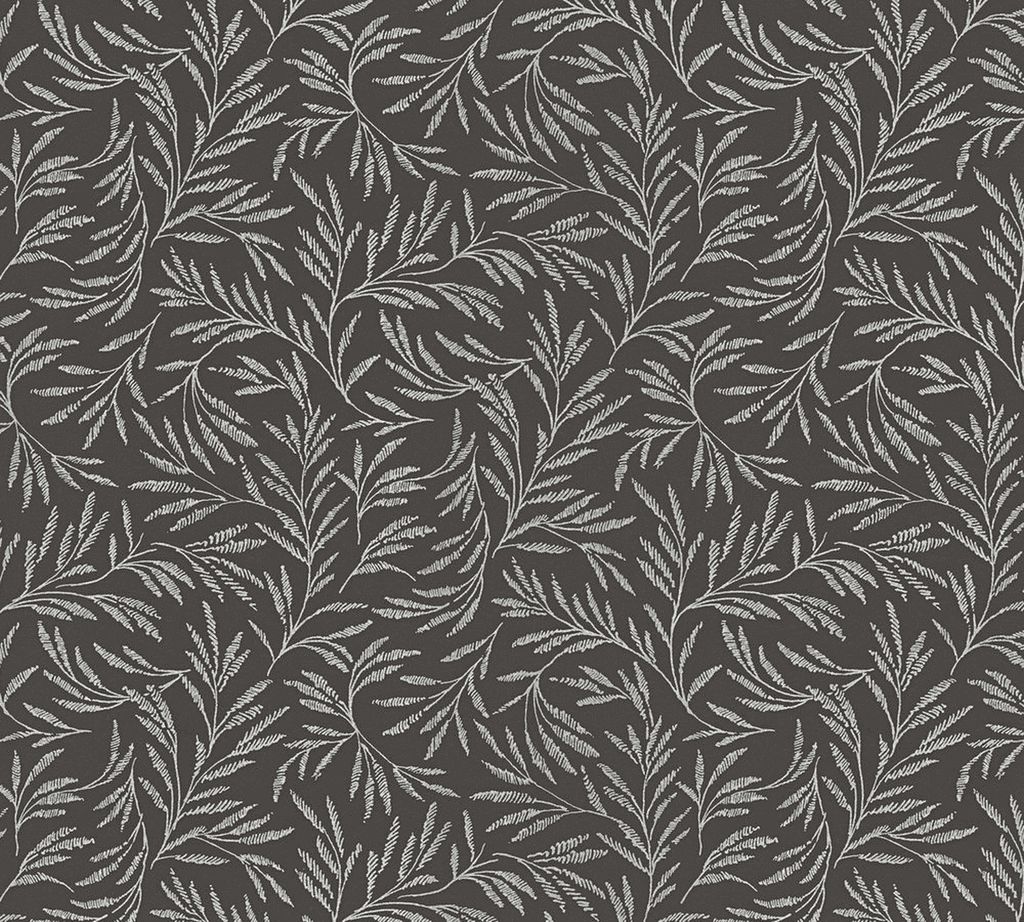 Architects Paper Vliestapete Alpha Ökotapete metallic schwarz 10,05 m x 0,53 m 333265 33326-5