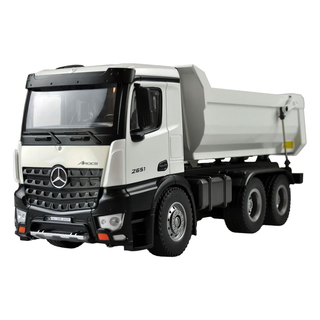 Amewi Mercedes LKW Kipper PRO Metall 2,4GHz RTR weiß Produktbild 