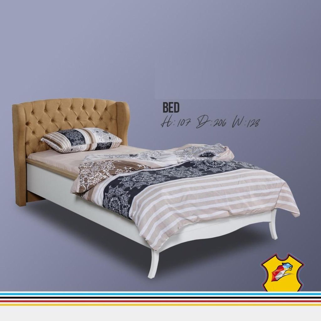 Design Jugendzimmer Schlafzimmer Bett Holz Betten Braun Modern Stil Neu