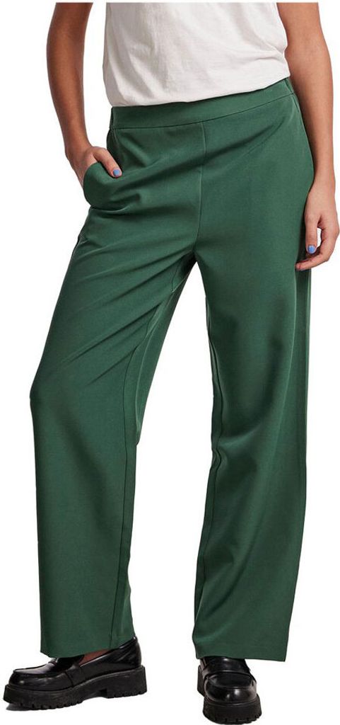 Pieces Bossy Wide Leg Fit Hochbundhosen Grün S / 30 Frau Grün S