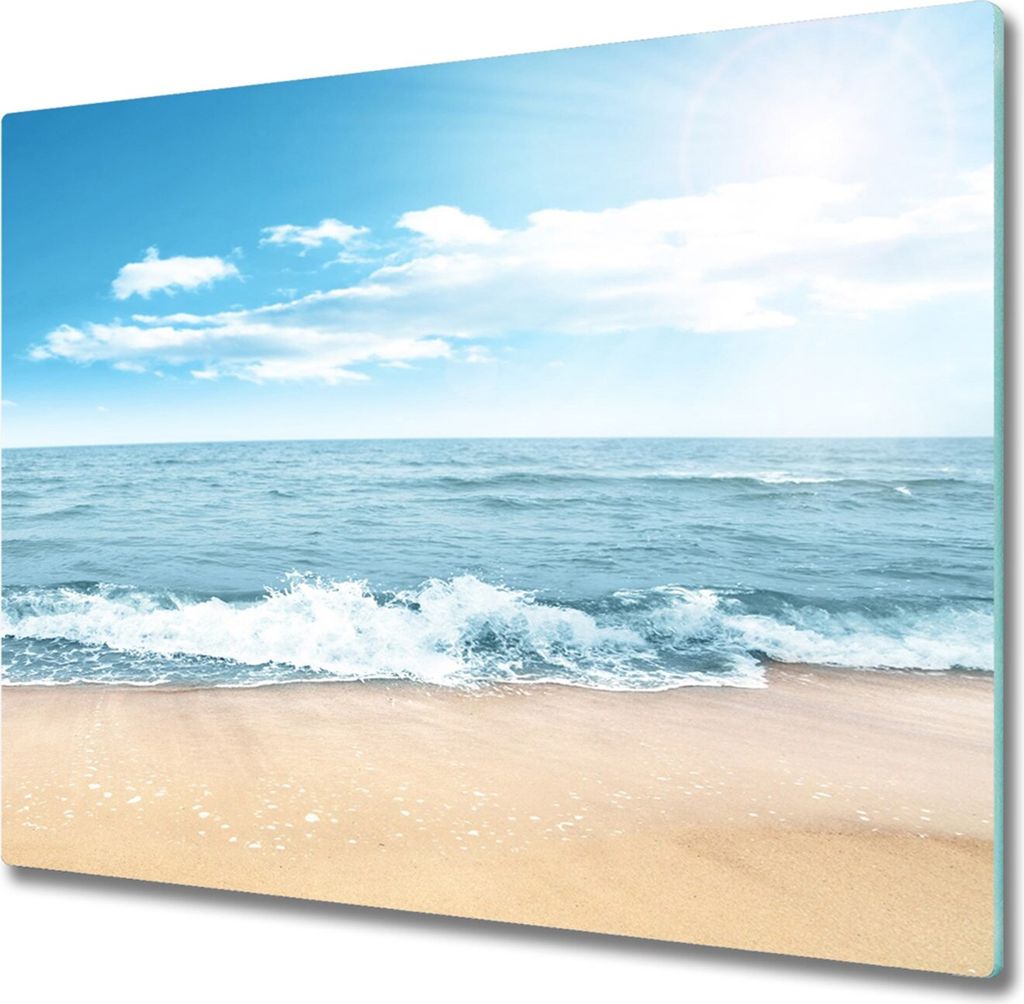 Glas Herdabdeckplatte 60x52 cm Spritzschutz Produktbild 