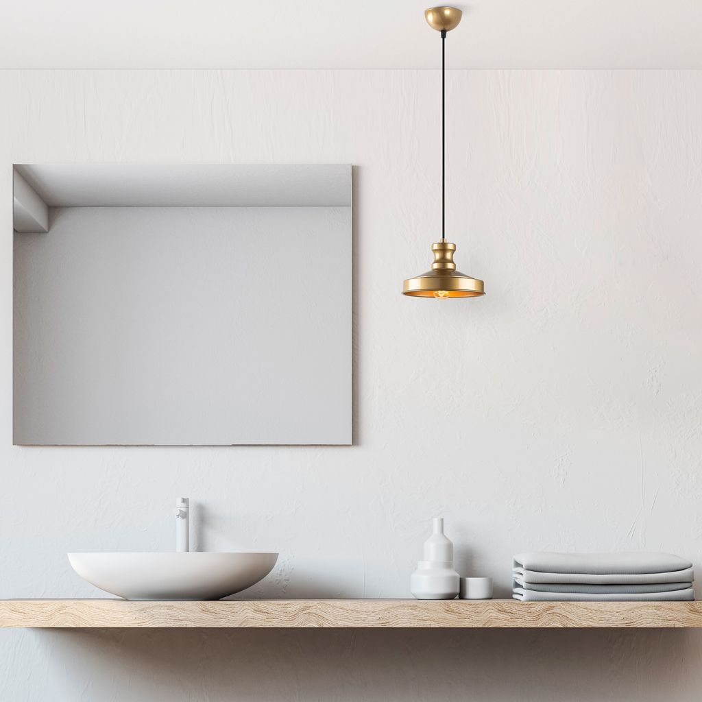 Opviq, Gullu - 182, Kronleuchter, Gold, METALLKÖRPER, 22 x 22 x 29 - 109 cm