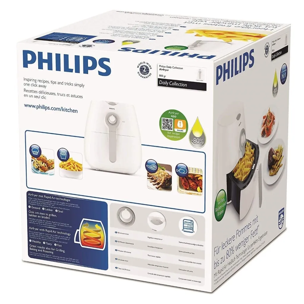 Friteuse sans Huile Philips HD9216/80 - Idéal pour Repas Famille - 2