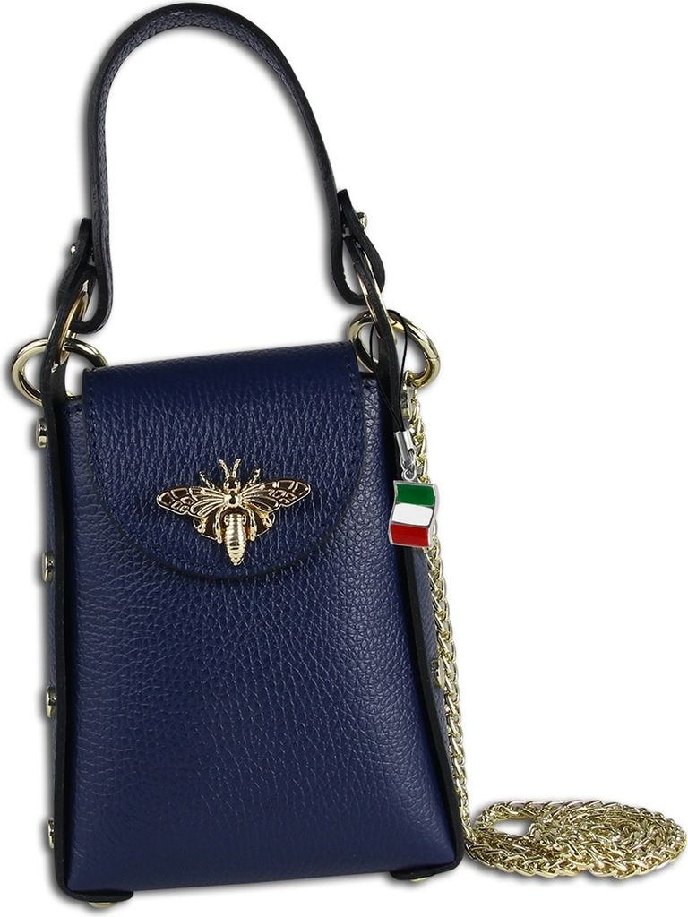 Florence borsa in pelle a tracolla blu OTF813B Immagine del prodotto 