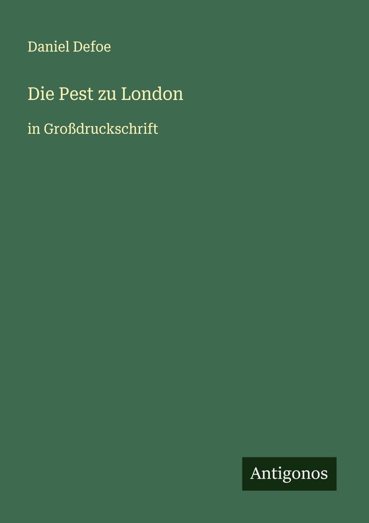 Die Pest zu London