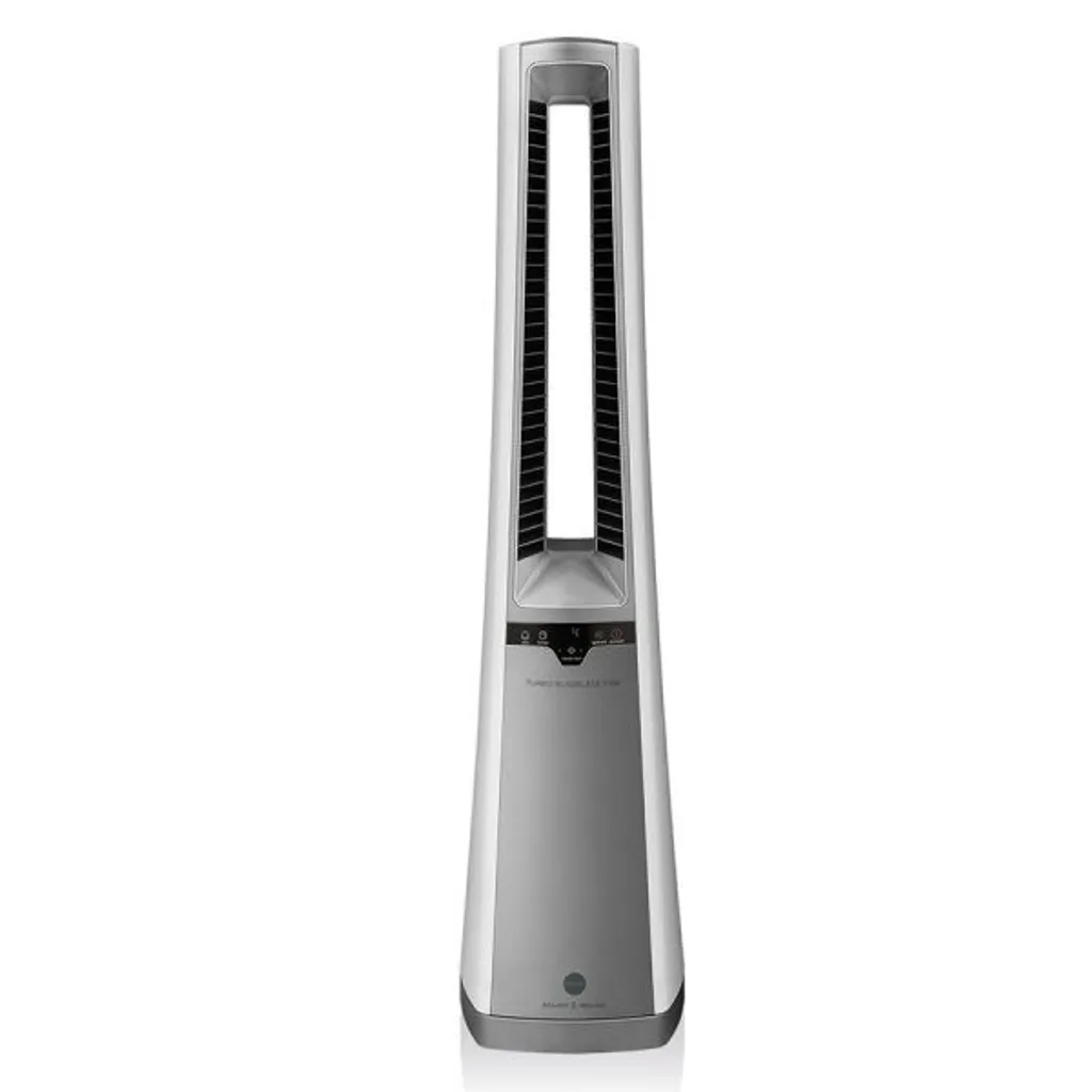 Macom Ventilatore Sicuro per Bambini: Senza Pale, Argento e Ionizzatore