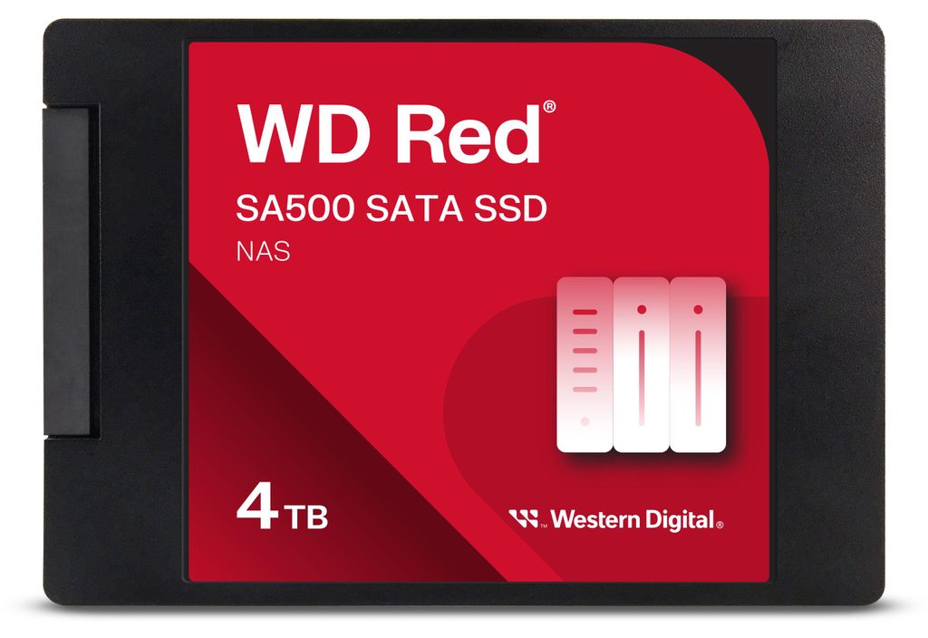 WD Red SA500 WDS400T2R0A - SSD disk - 4 TB - interní - 2,5" Obrázek produktu 
