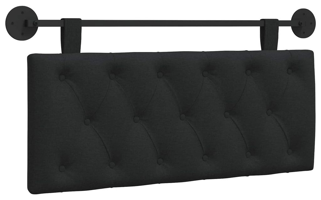 "im Sonderangebot" Hängendes Kopfteil 1 PC - skandinavischer Stil - Einfache Installation - Schwarz Stoff - Kopfteile design 2026 296390