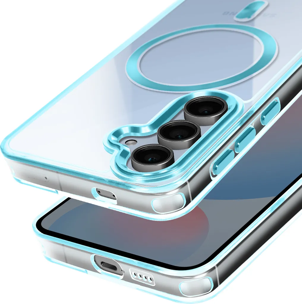 Cover MagSafe Samsung S25 S24 Avizar Blu - Test Protezione e Ricarica - 2