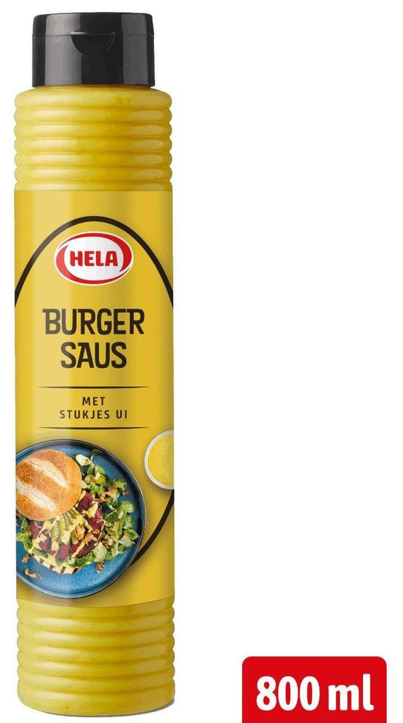 Hela Burgersaus 800 ml – Sauce épicée et crémeuse pour Image du produit 