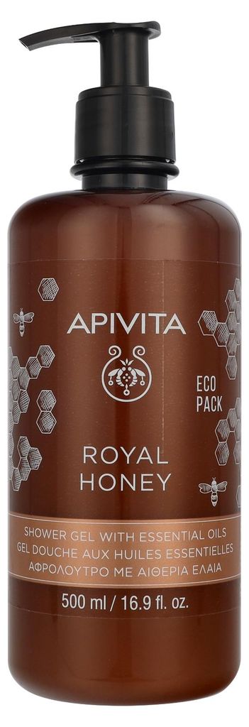 Apivita Royal Honey Duschgel Shower Gel with Essential Oils 500 ml
