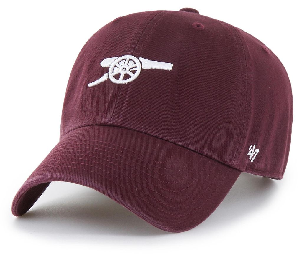 '47 Brand Cap Arsenal FC '47 CLEAN UP Strapback Dark Maroon Produktbild 