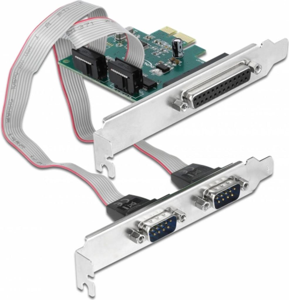 Delock PCI Express kaart met 2 x seriële RS-232 poorten en Productafbeelding 