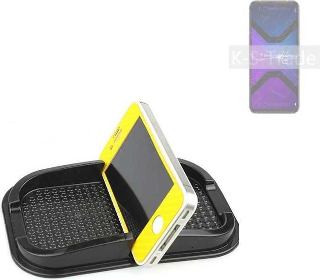 K-S-Trade Auto Anti Rutsch Matte Smartphone-Halter kompatibel mit Lenovo Legion Phone Duel 2 Haft Pad Armaturenbrett Handy-Halterung Silikon