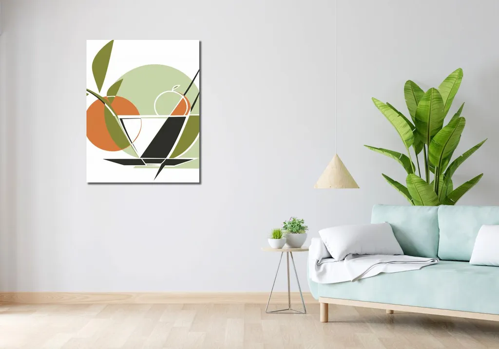 Déco cuisine Image 70 x 90 cm Thé aux fruits - Idéal salle à manger - 2