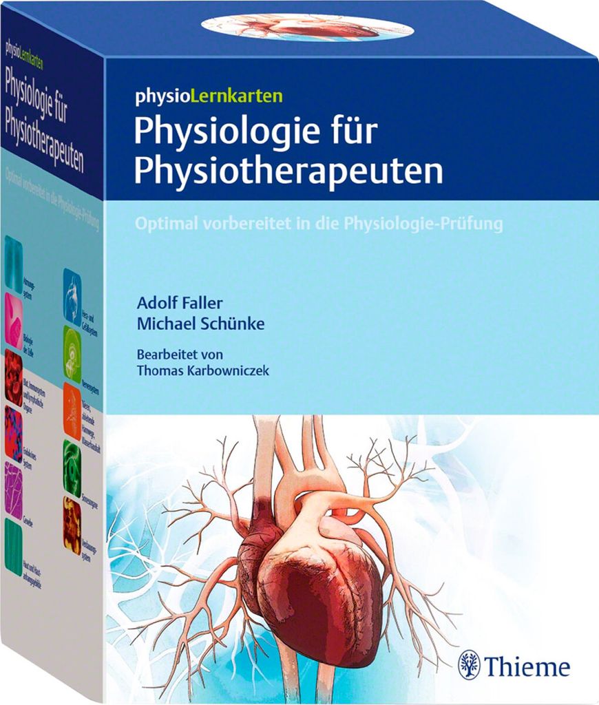 physioLernkarten - Physiologie für Physiotherapeuten Produktbild 