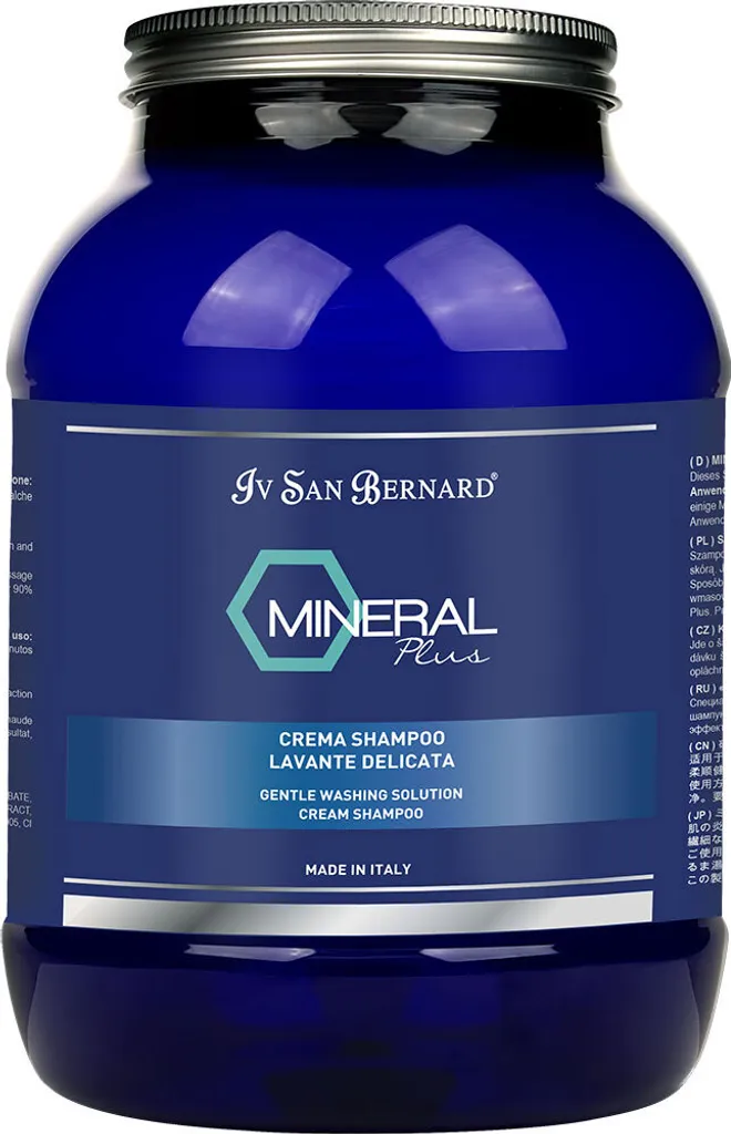 Shampooing Chien Mineral Plus Iv San Bernard 3L pour Peau Irritée