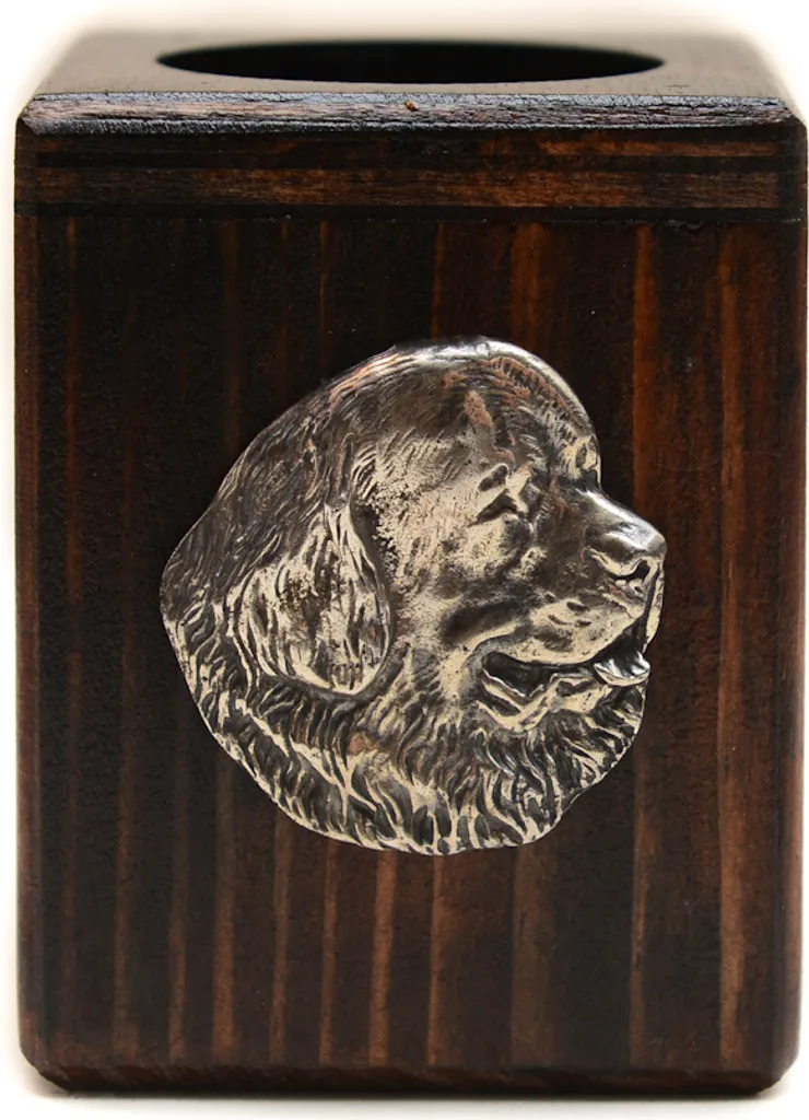Portacandele Terranova Art-Dog in Legno - Memoriale Cane Fatto a Mano
