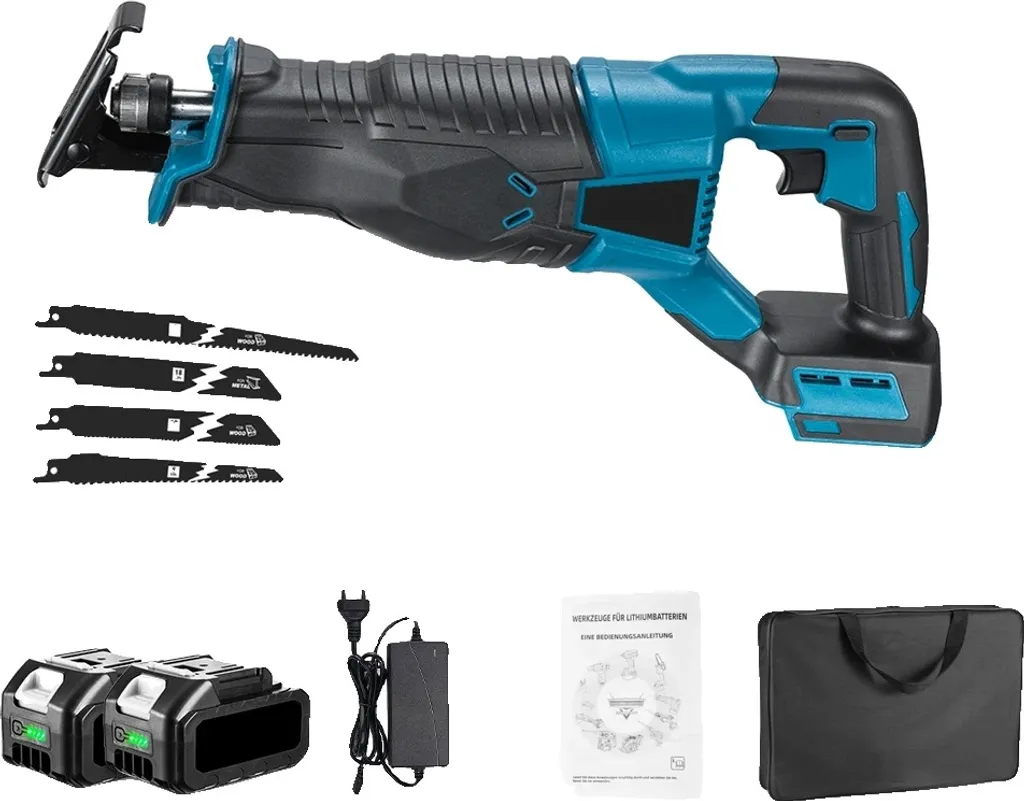 Scie sauteuse pendulaire sans fil 3000W et 10000 SPM pour découpe précise