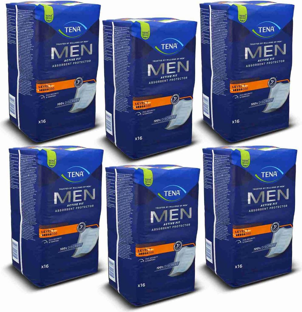 Tena Men Active Fit Level 3 wkładki na nietrzymanie moczu Zdjęcie produktu 