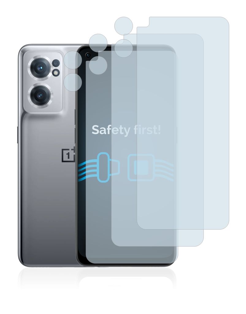 6x Für OnePlus Nord CE 2 5G (Display+Kamera) Schutzfolie Produktbild 