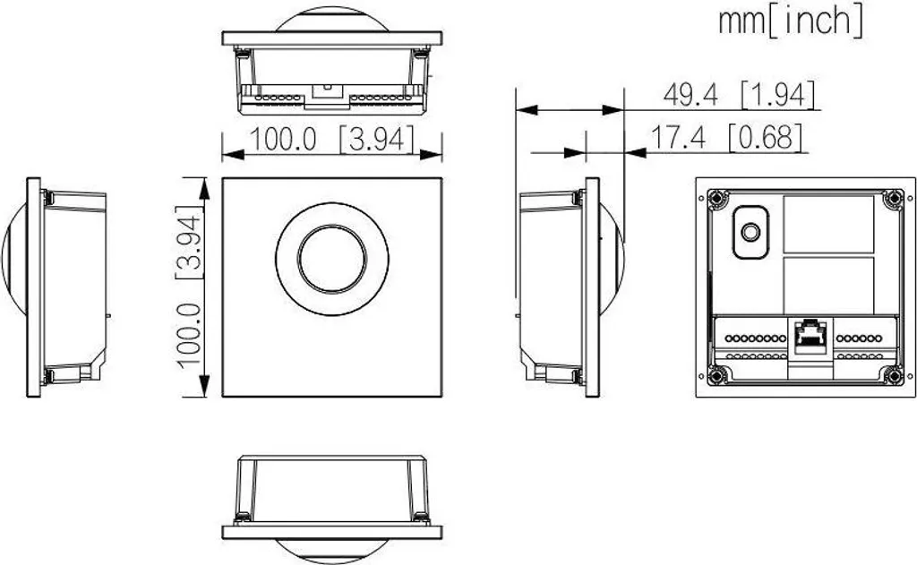 Dahua VTO4202F-P-S3 Interphone Vidéo IP 2MP Full HD PoE Modulaire