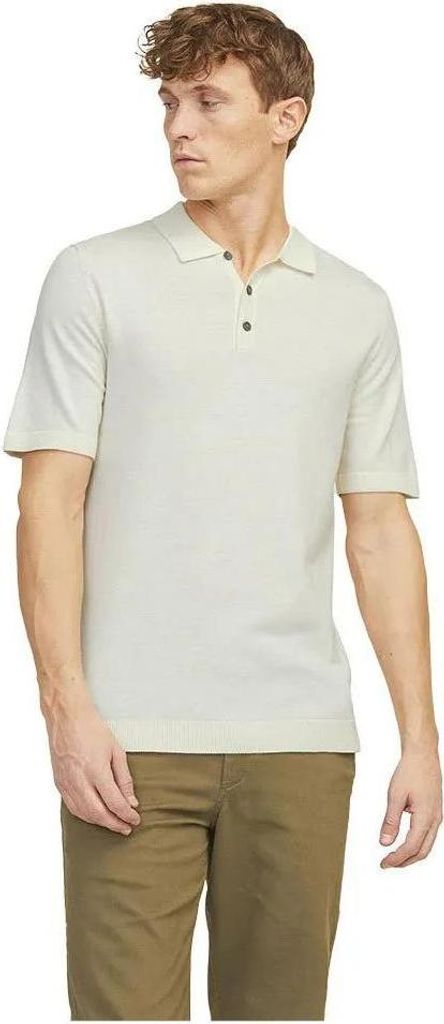 Jack & Jones Emil Knit Kurzarm-poloshirt Beige XL Herren Beige XL