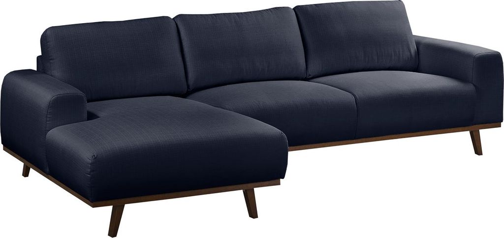 home24 Ecksofa - Strukturstoff