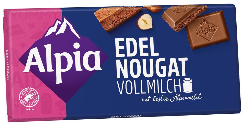 Alpia Noble Nougat Cioccolato al latte con ripieno di Immagine del prodotto 