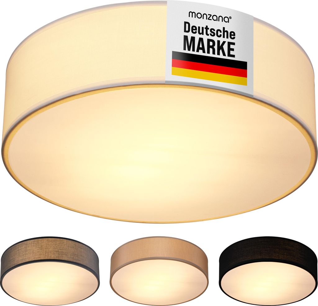 Plafonnier moderne 40W rond 38 cm 2 flammes E27 lampe en Image du produit 