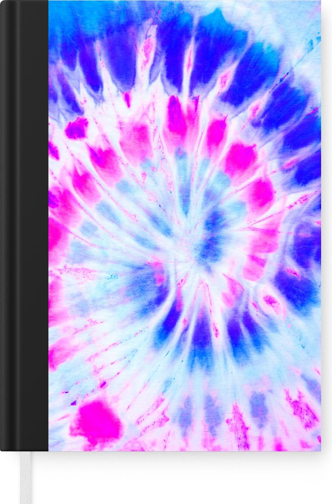 MuchoWow Notizbuch Tagebuch Haushaltsbuch Notebook A5 Krawattenfärbung - Spirale - Design - Notizblock - Notizheft - Notebook - Schreibblock - P...