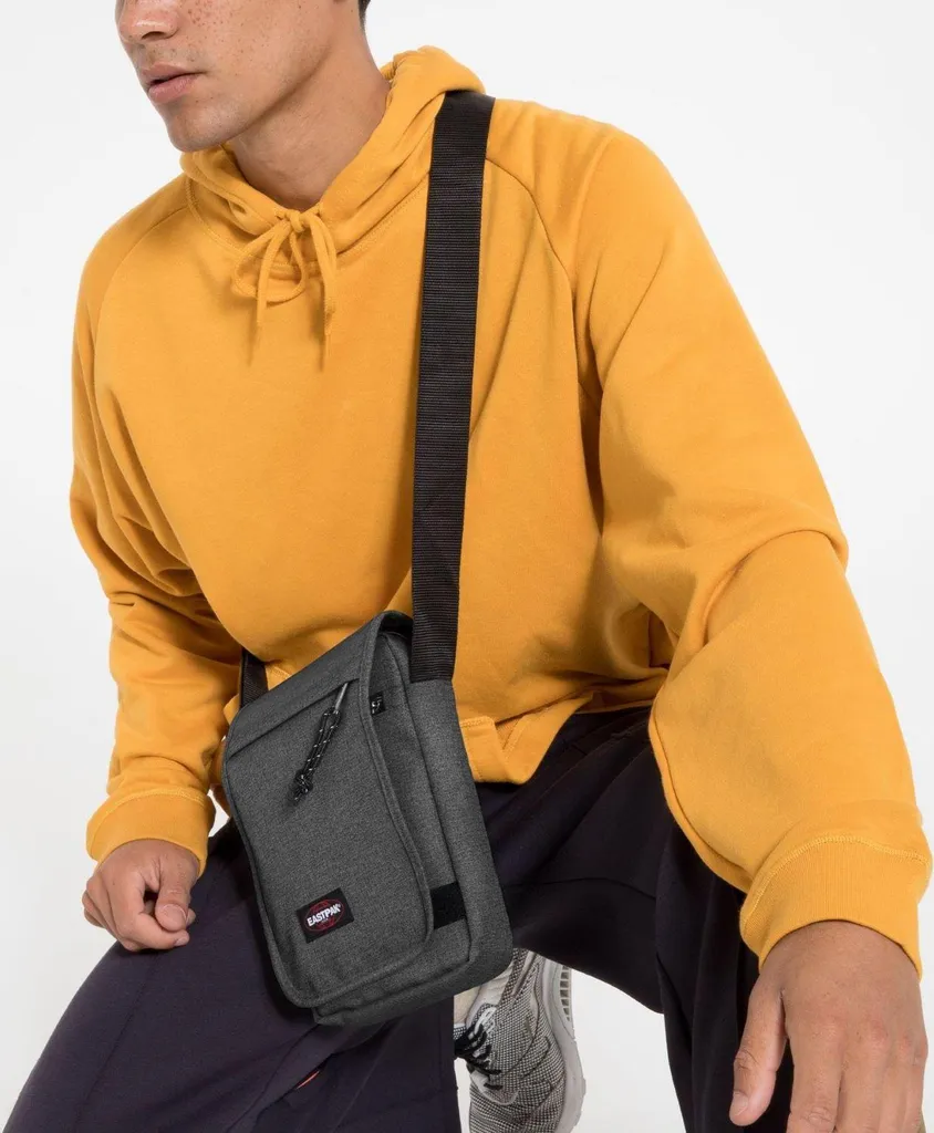 Eastpak Flex Gris Denim - Sac épaule résistant avec multiples poches - 7