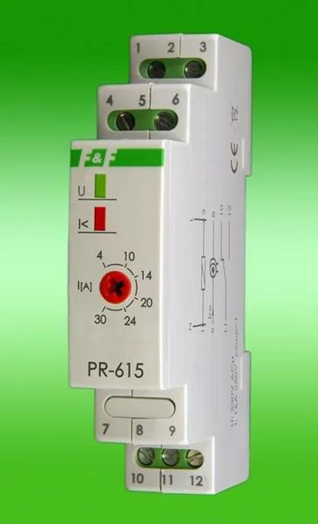 PR-615 Relais de délestage 16A 1Z 1M 230V AC Image du produit 