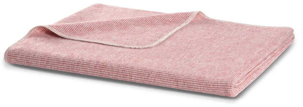 Couverture chaude rouge 150x200 pour soirées d'hiver - Modèle PEARL BL chic