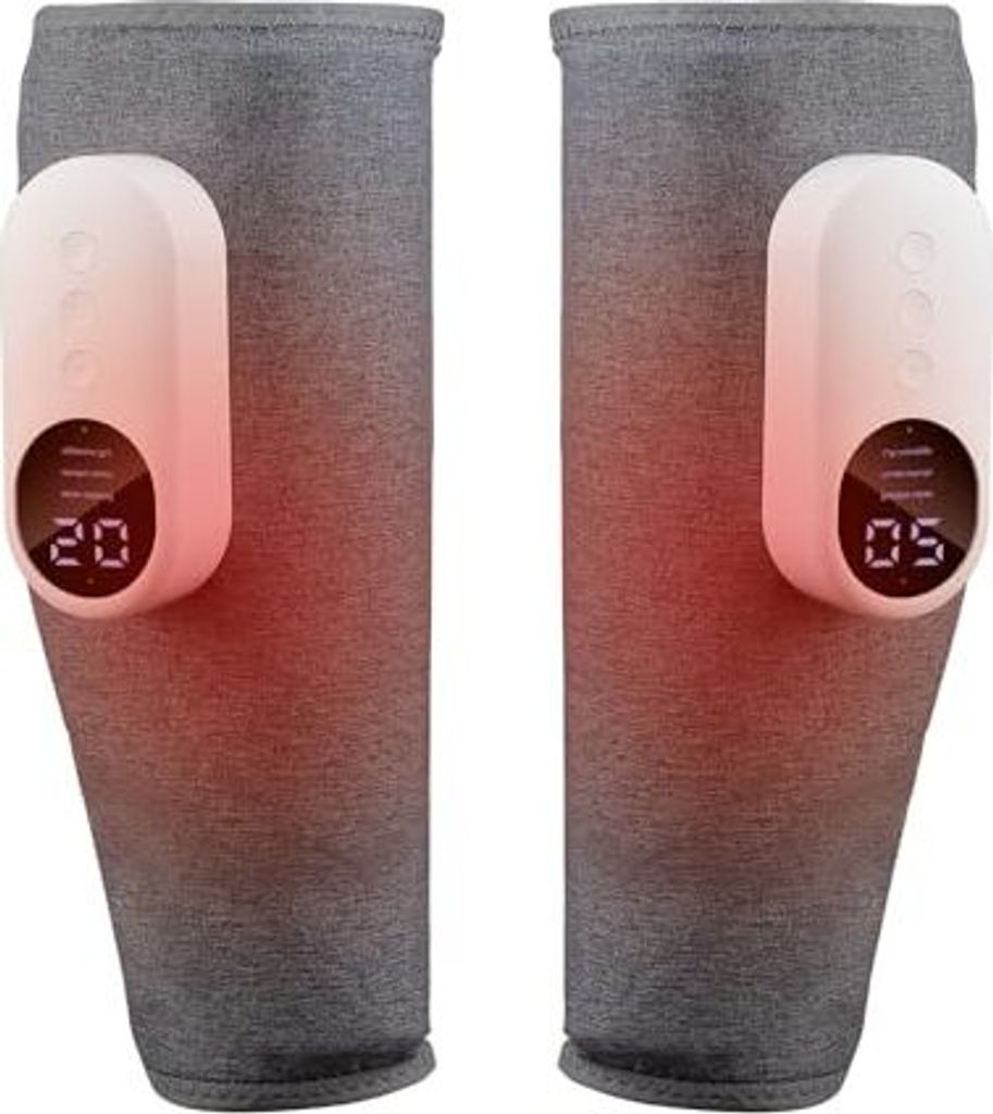 LARTY Wireless Knie Massage -Gerät mit leistungsstarker Infrarotwärme, 3 Wärmedateien und Vibrationsmassage für Gelenkschmerzen, wiederaufladba...