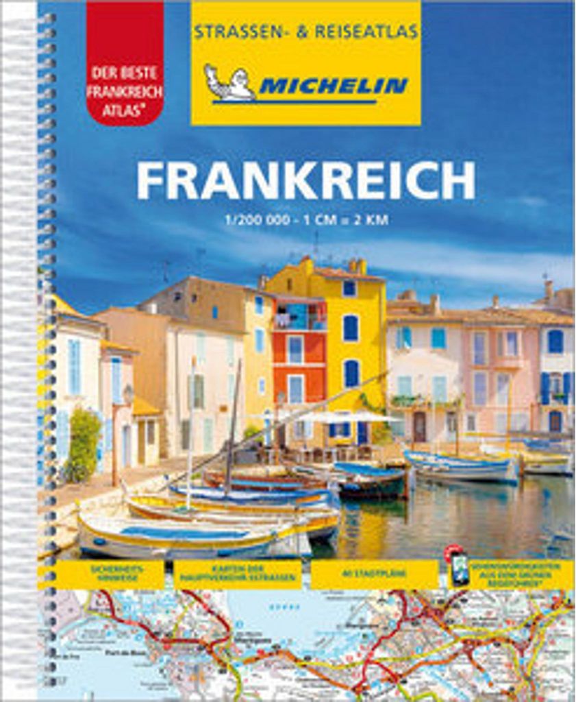 Atlas routier Michelin France avec reliure à spirale Image du produit 