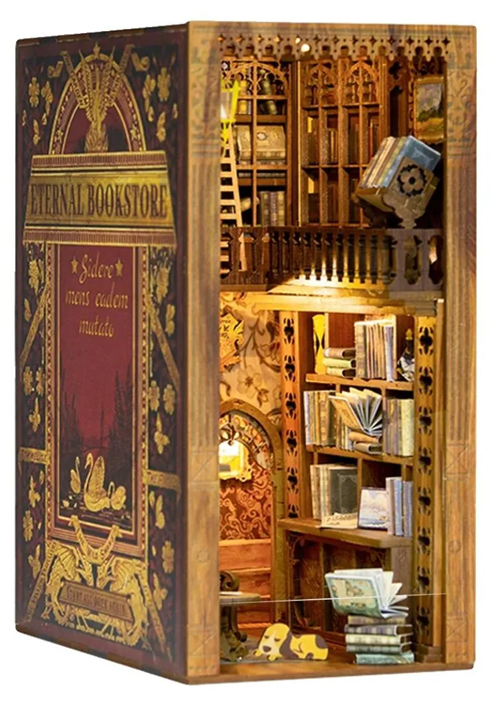 Créez votre Librairie Miniature DIY avec LED : Kit Anti-Stress Complet