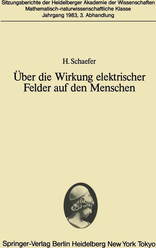 Über die Wirkung elektrischer Felder auf den Menschen
