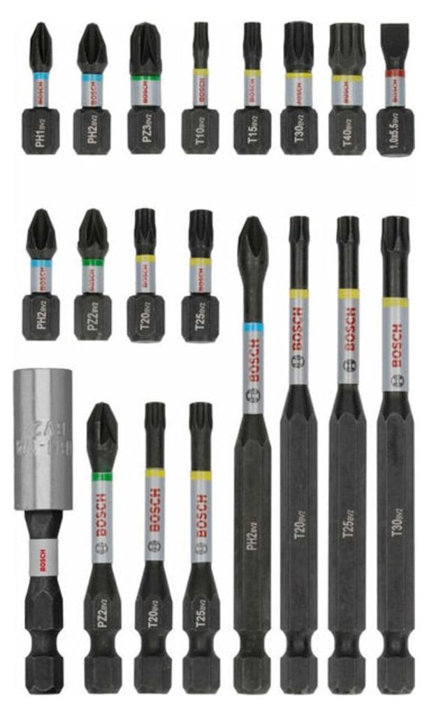 BOSCH 2608521U74 BOSCH PRO Impact Bit-Set, 20-teilig Immagine del prodotto 