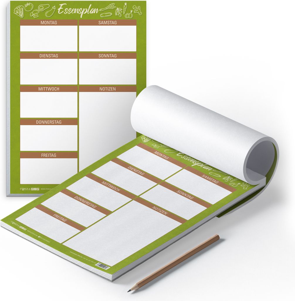 Itenga Stundenplan DIN A4 300 G/m² Schulanfang Doodles