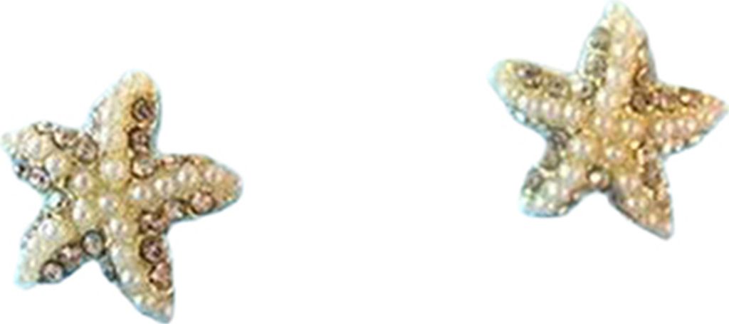 Mode Strass Perle Seestern Stern Ohrring Meer Ohrstecker Ohrringe