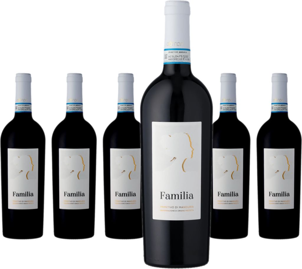 6 x A6mani Familiae Primitivo Di Manduria Produktbild 