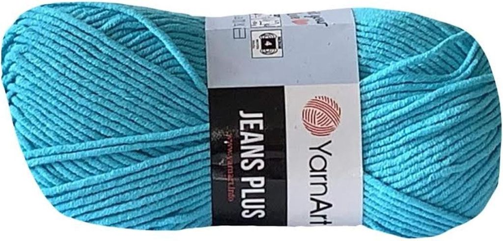 Włóczka YarnArt Jeans Plus 33 / turkus Zdjęcie produktu 