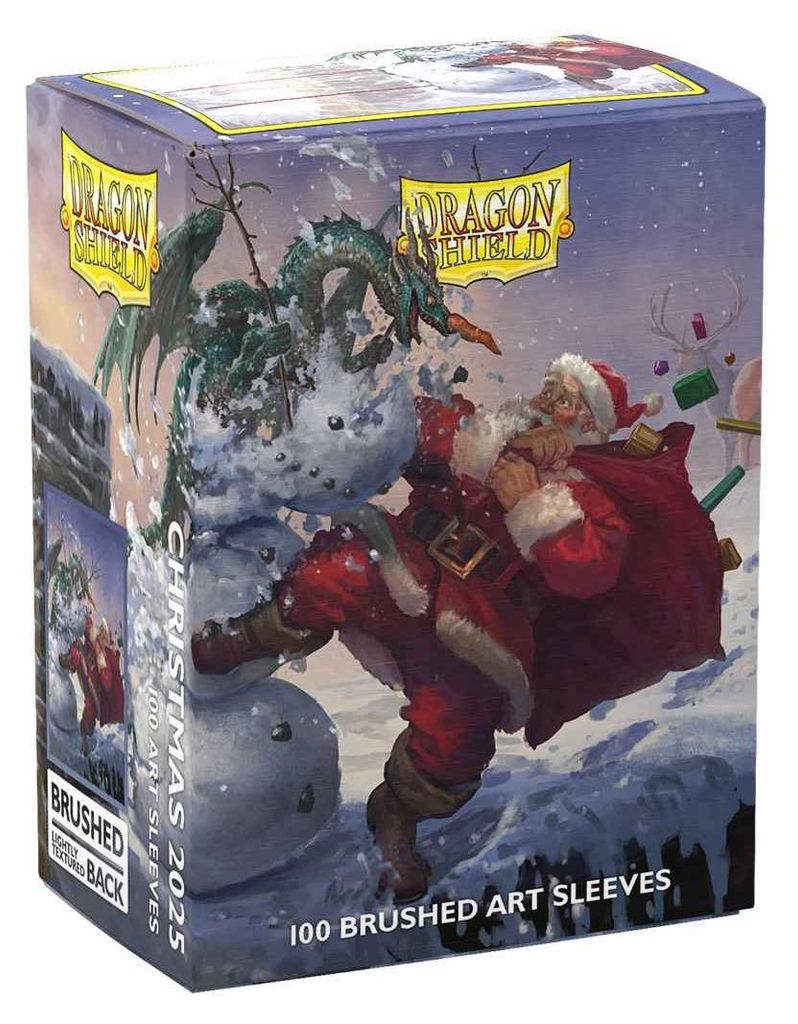 Dragon Shield Standard size Brushed Art Sleeves - Christmas 2025 (100 Sleeves)